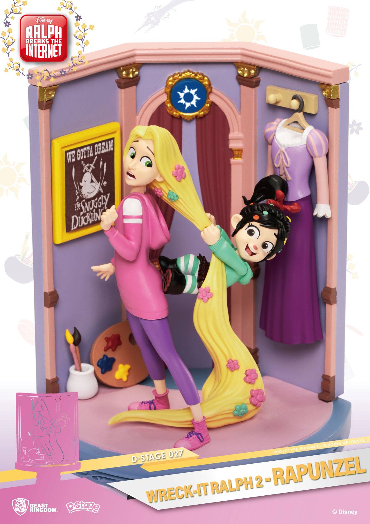 BEAST KINGDOM - Disney, Wreck-It Ralph 2 - Diorama Rapunzel (DS-027) (15cm)