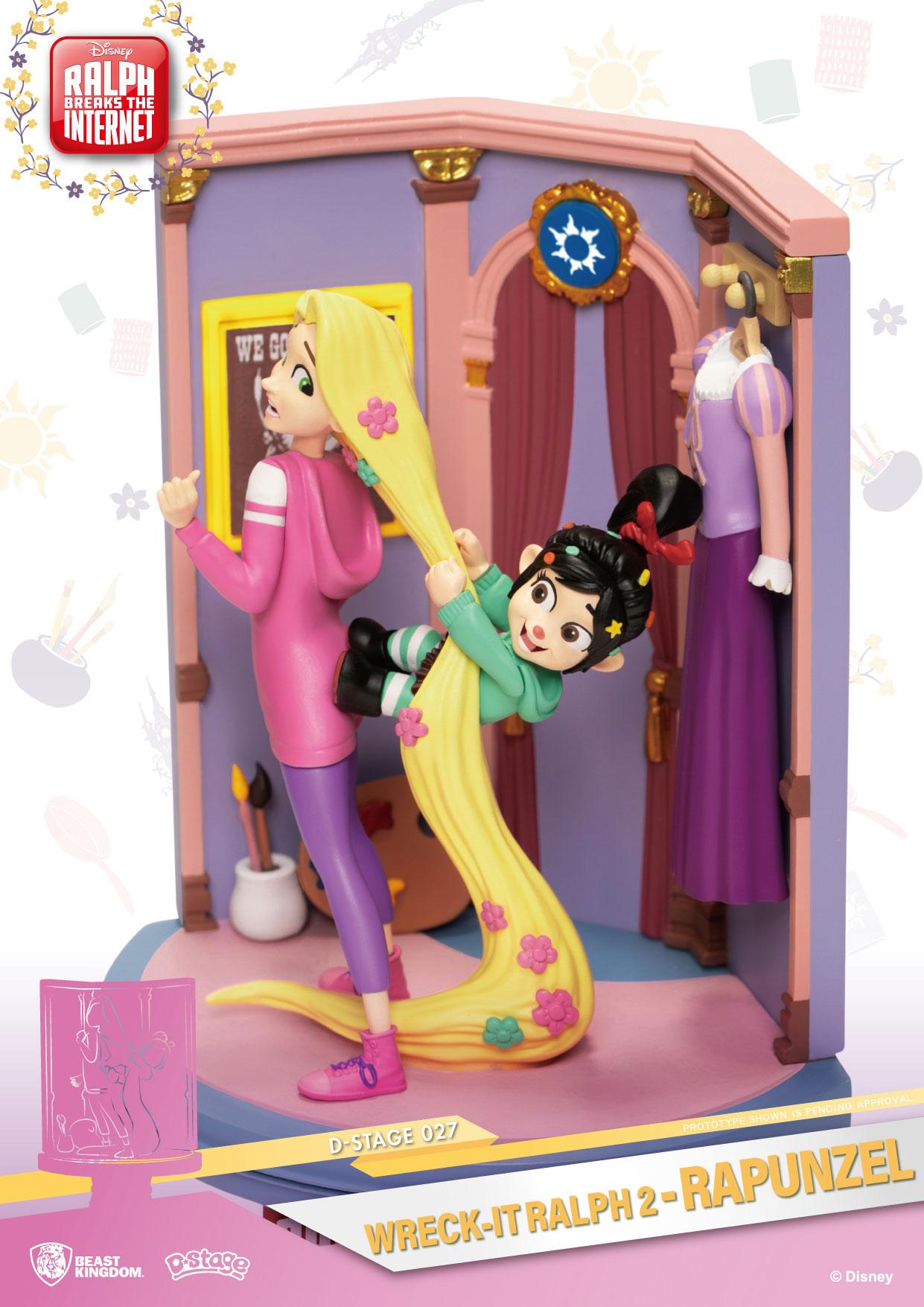 BEAST KINGDOM - Disney, Wreck-It Ralph 2 - Diorama Rapunzel (DS-027) (15cm)