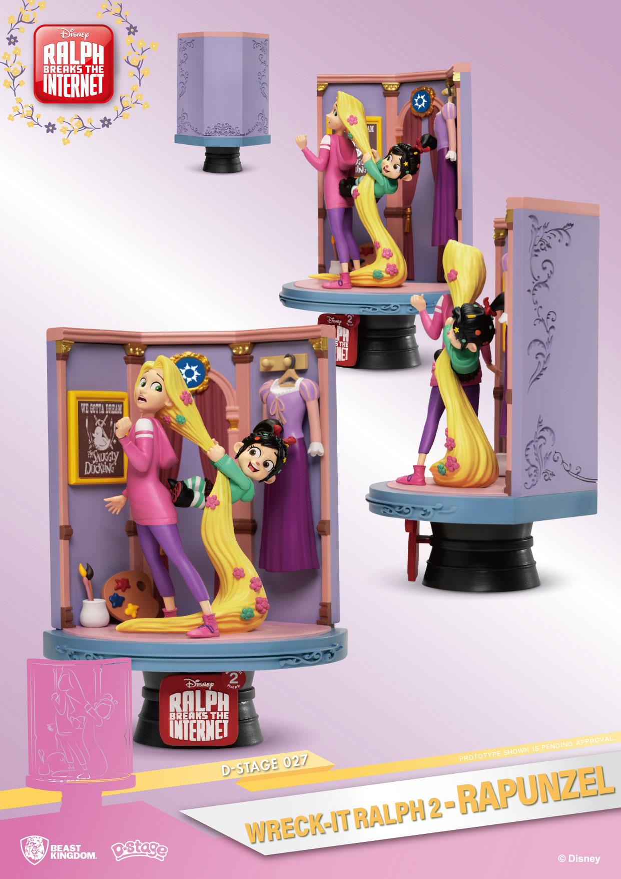 BEAST KINGDOM - Disney, Wreck-It Ralph 2 - Diorama Rapunzel (DS-027) (15cm)