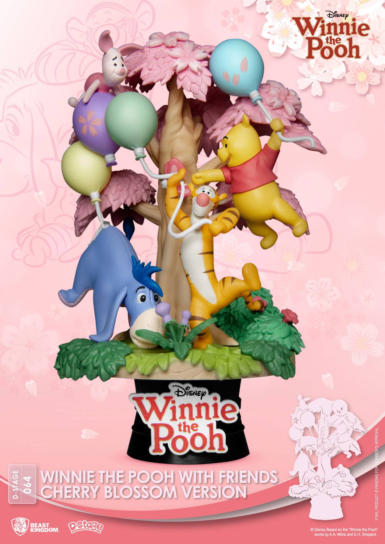 Disney - Winnie the Pooh - Diorama "Winnie w/ Friends"  (14 cm) Exclusive