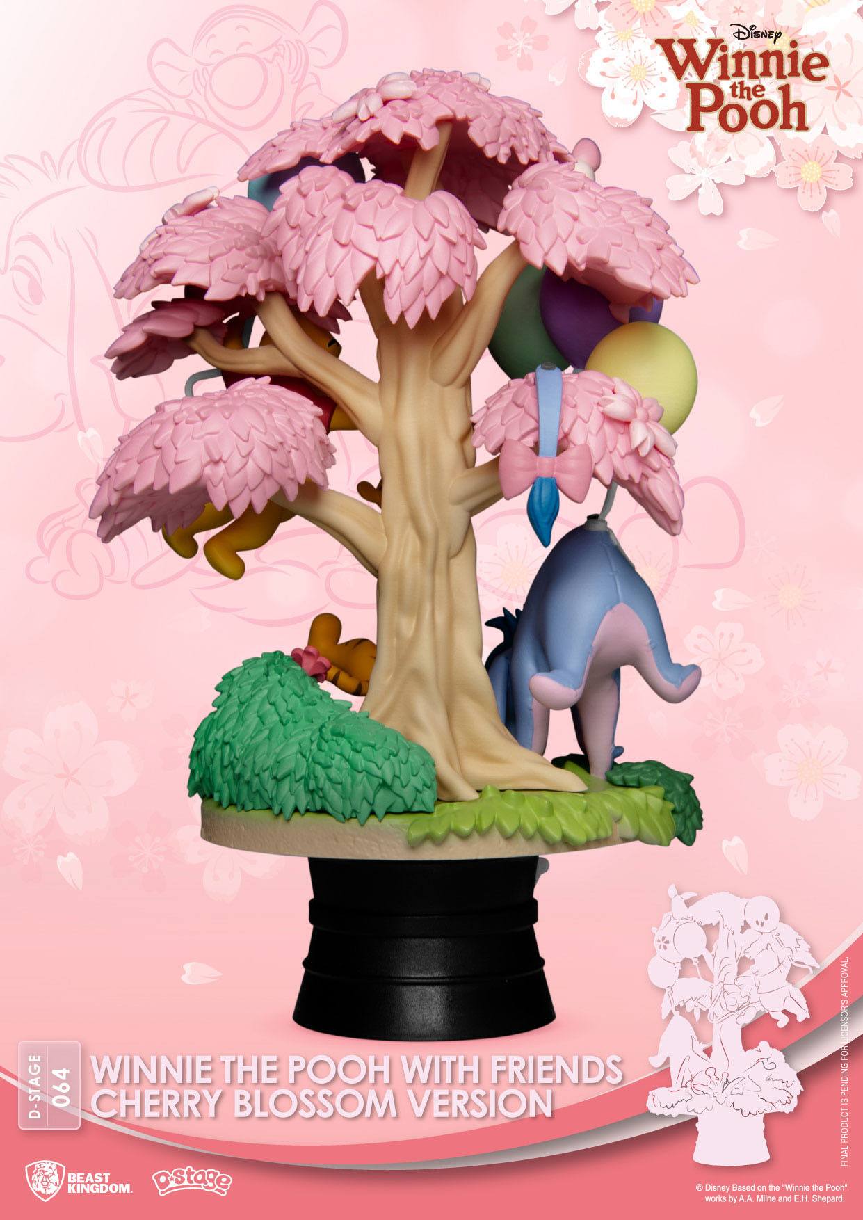 Disney - Winnie the Pooh - Diorama "Winnie w/ Friends"  (14 cm) Exclusive