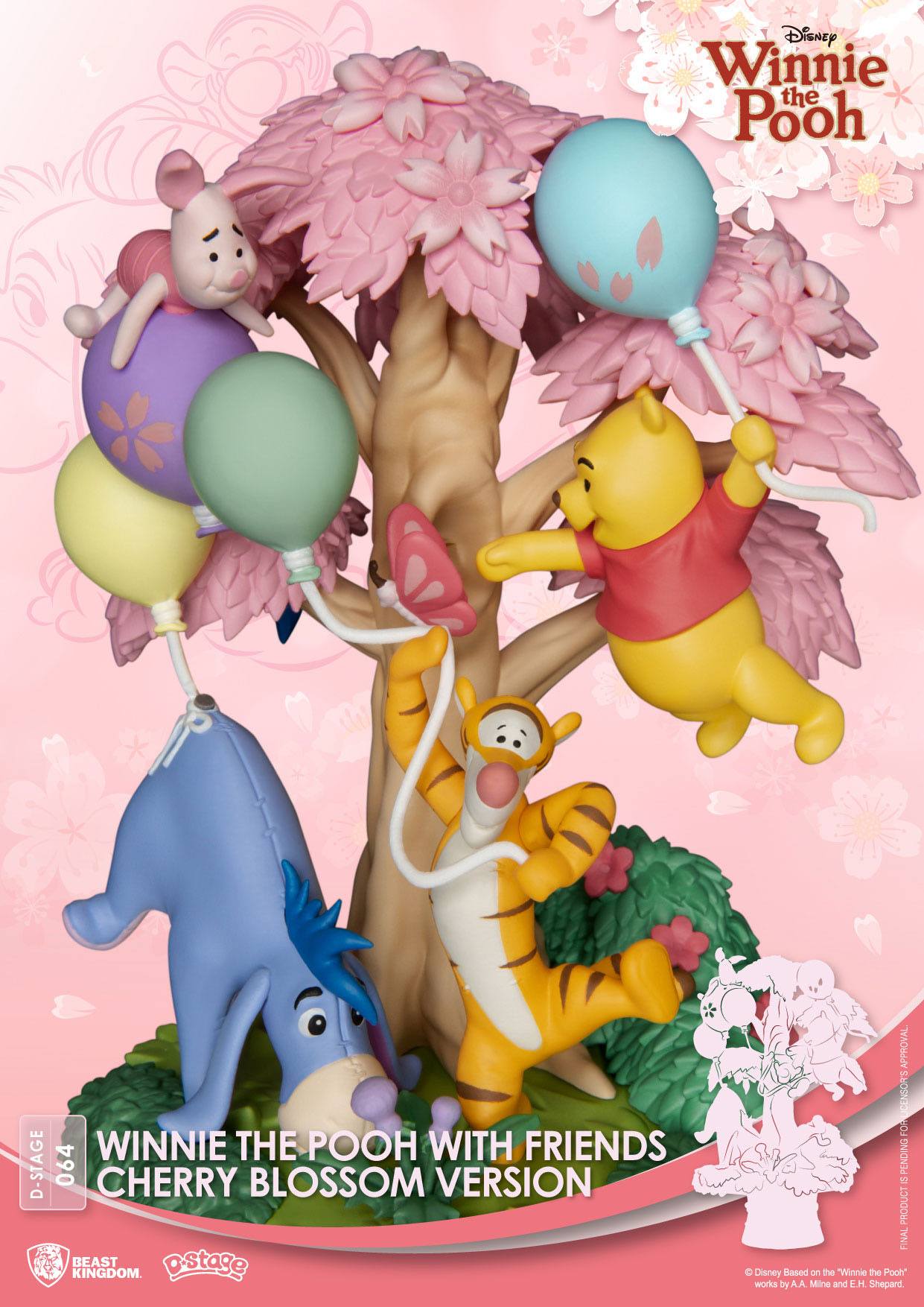 Disney - Winnie the Pooh - Diorama "Winnie w/ Friends"  (14 cm) Exclusive