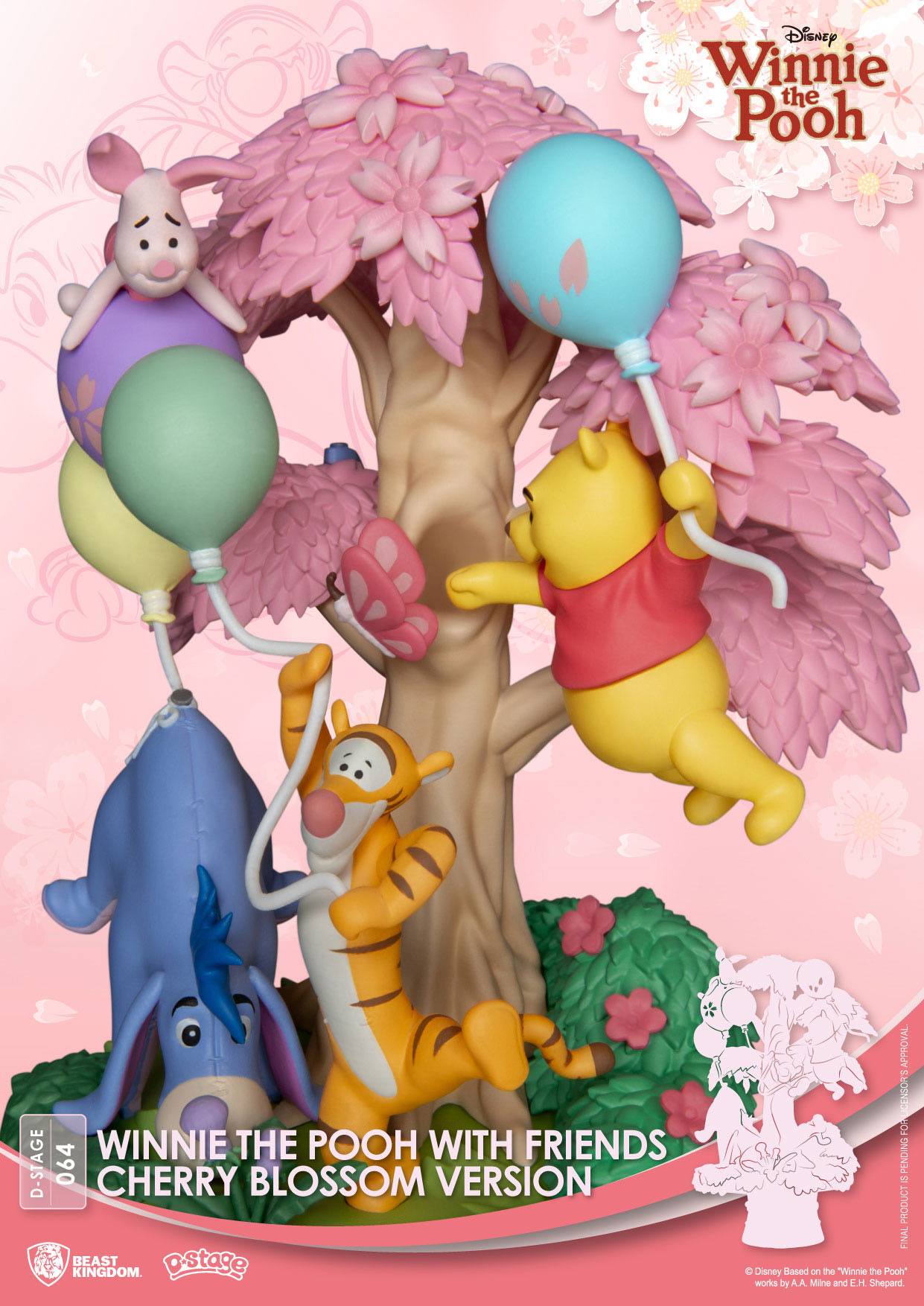 Disney - Winnie the Pooh - Diorama "Winnie w/ Friends"  (14 cm) Exclusive