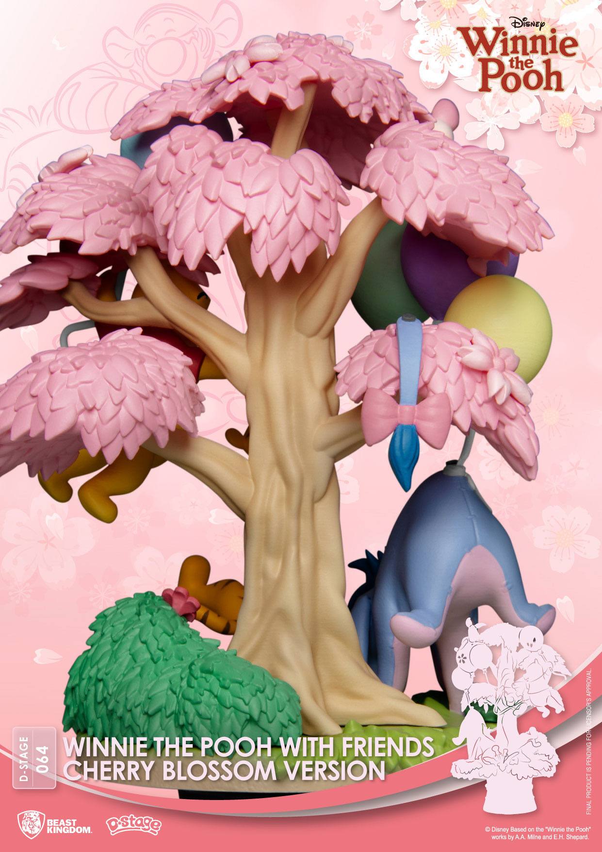 Disney - Winnie the Pooh - Diorama "Winnie w/ Friends"  (14 cm) Exclusive