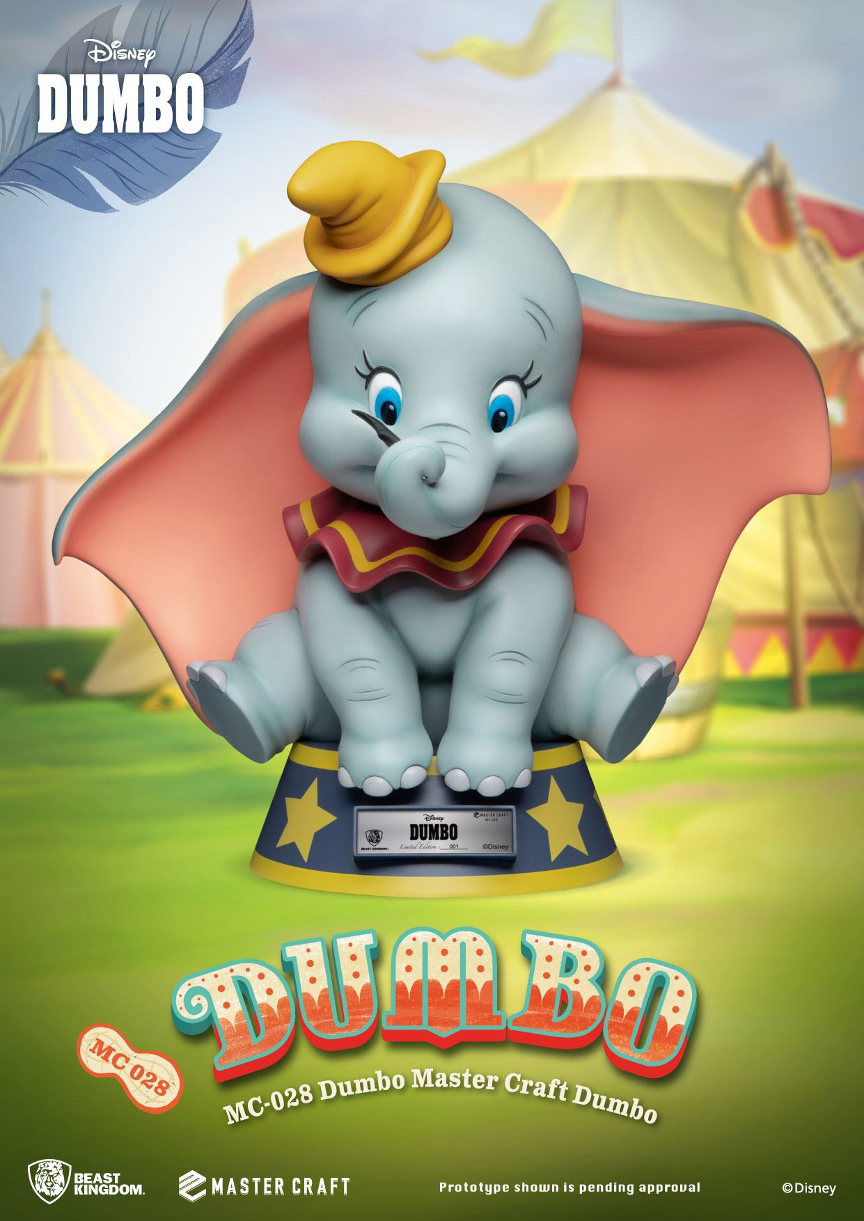 Disney - Beast Kingdom, Master Craft Statue - Dumbo (32 cm)