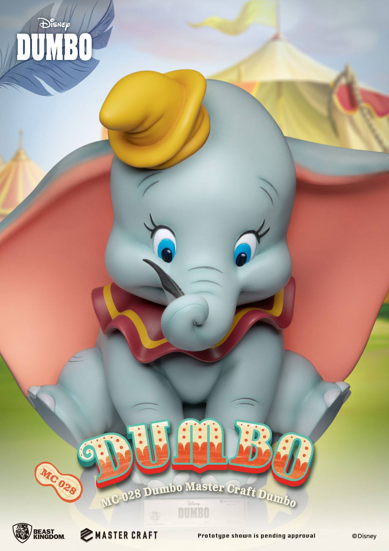 Disney - Beast Kingdom, Master Craft Statue - Dumbo (32 cm)