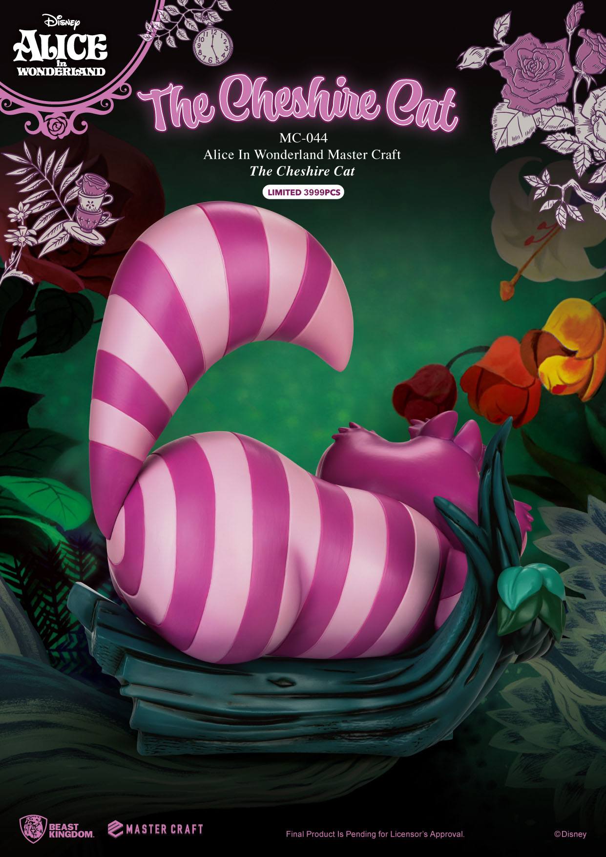 BEAST KINGDOM Statue - Disney, Alice in Wonderland - The Cheshire Cat (Limited & Numbered) (36cm)