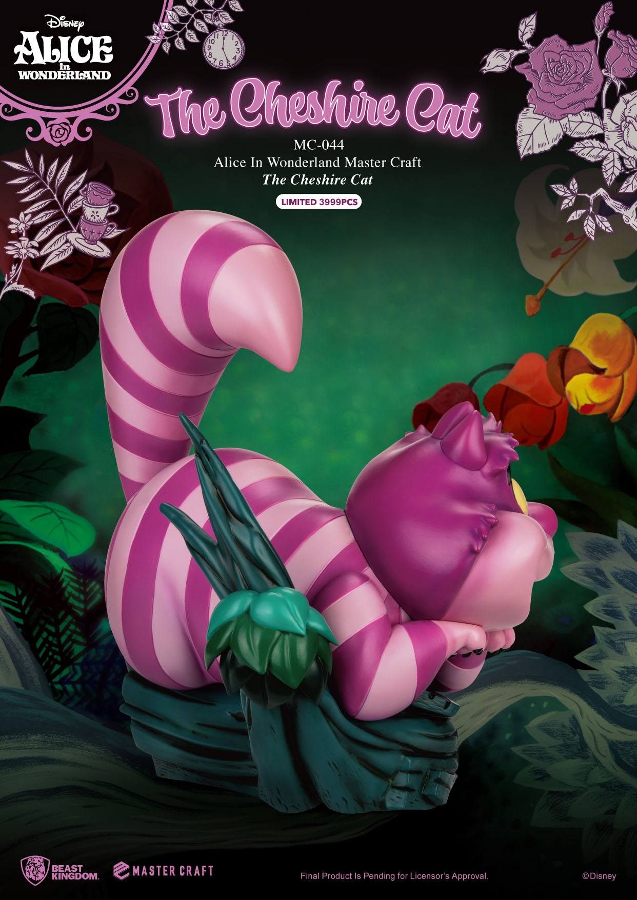 BEAST KINGDOM Statue - Disney, Alice in Wonderland - The Cheshire Cat (Limited & Numbered) (36cm)