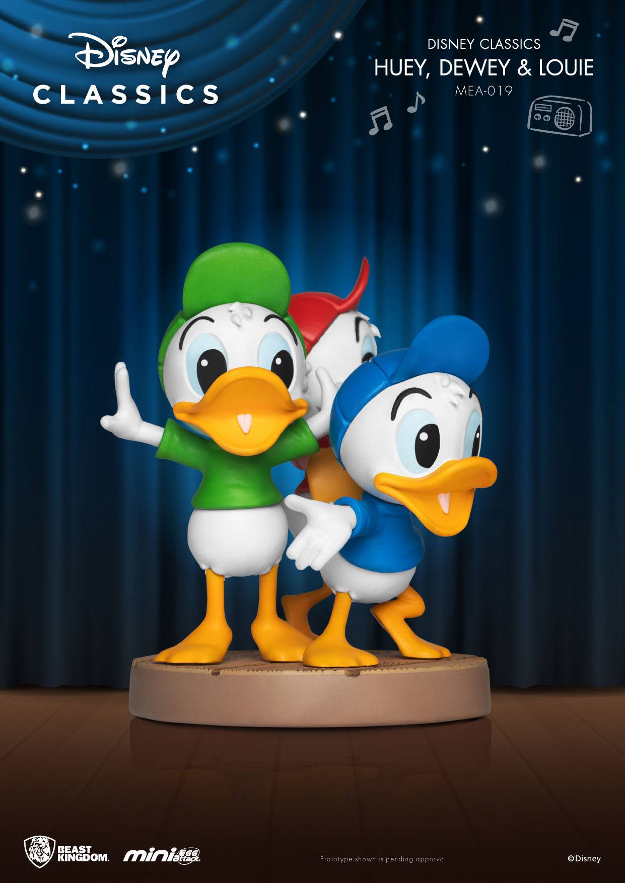 Beast Kingdom - Disney - Duck Tales - Huey, Dewey & Louie (8cm)