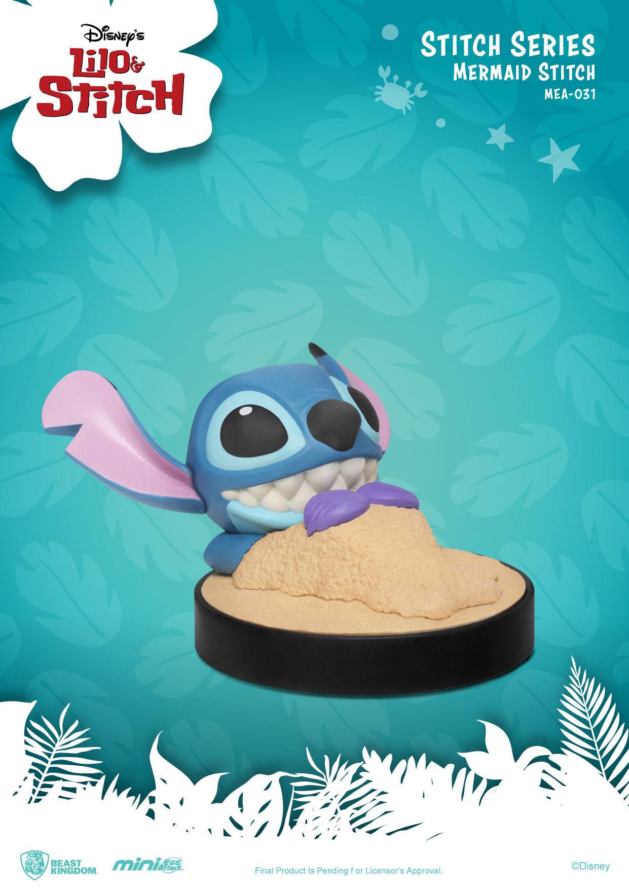 PRE-ORDER : Beast Kingdom - Disney - Lilo & Stitch - Mermaid Stitch (8cm)