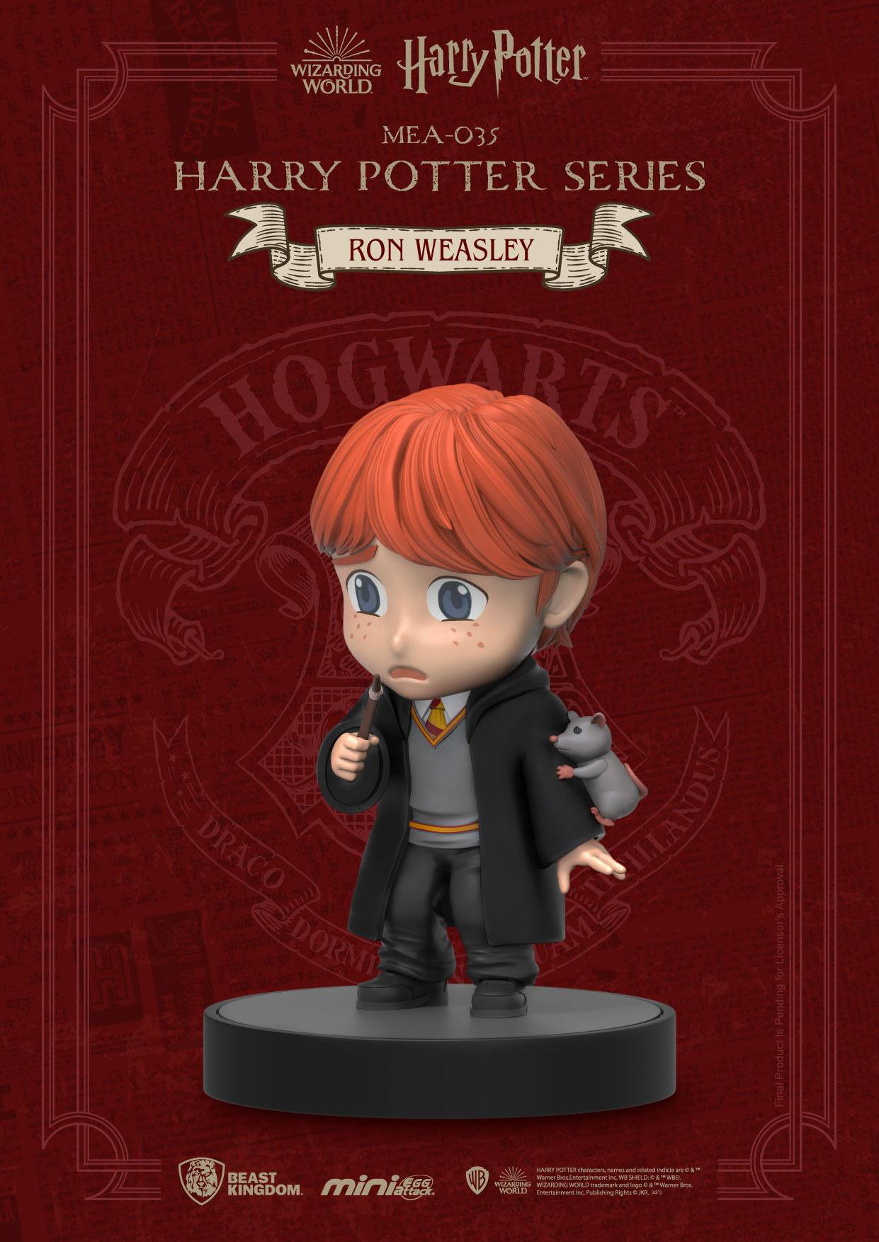 BEAST KINGDOM - Mini Egg Attack Figure - Harry Potter - Ron Weasley (8cm)