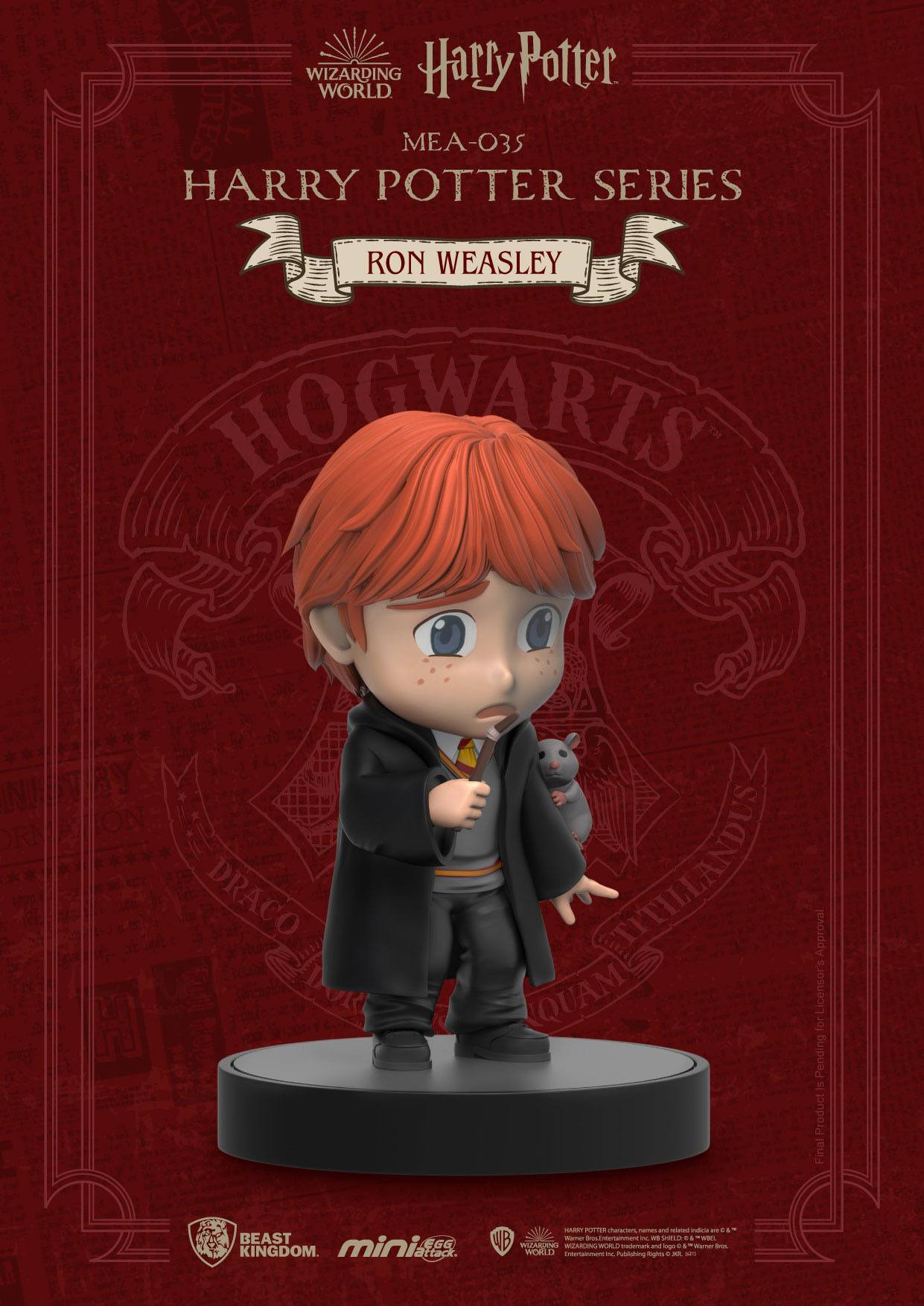 BEAST KINGDOM - Mini Egg Attack Figure - Harry Potter - Ron Weasley (8cm)