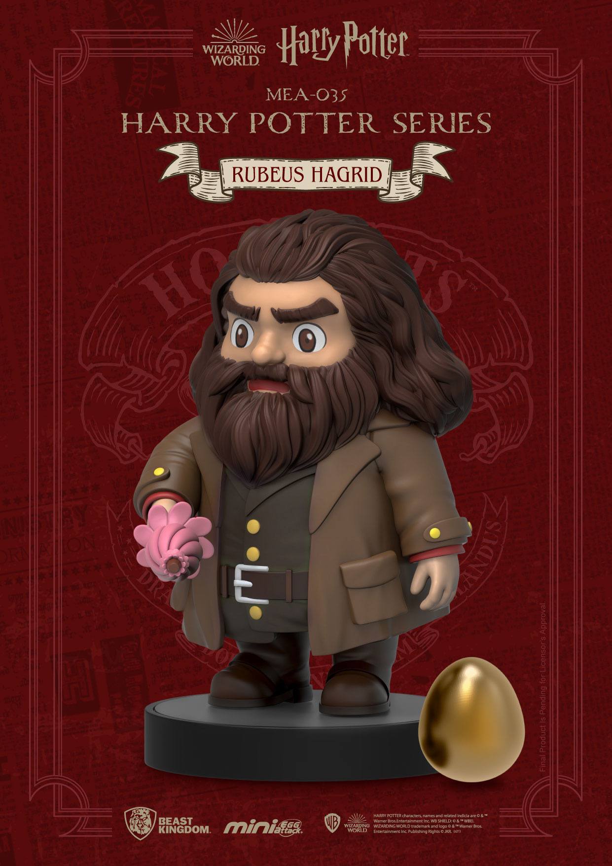 BEAST KINGDOM - Mini Egg Attack Figure - Harry Potter - Rubeus Hagrid (8cm)