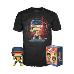 Funko POP! Tees - Marvel, X-Men - Cyclops (GITD) + T-shirt (502) Exclusive