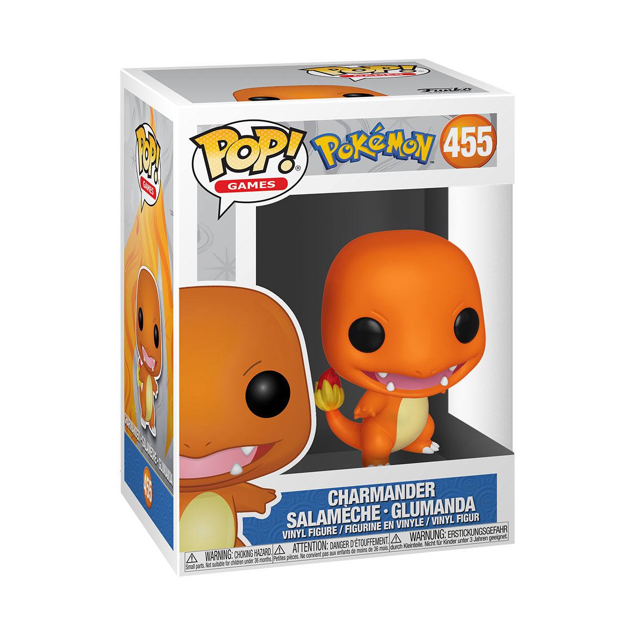 Funko POP! Games - Pokemon - Charmander (Salamèche - Glumanda (coloured) (455)