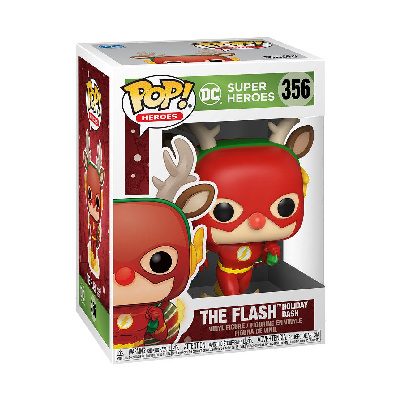 Funko POP! Heroes - DC Super Heroes - The Flash (Holiday Dash) (356)