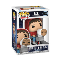 Funko POP! Movies - E.T. (40th Anniversary) - Elliott w/ ET in Bike Basket (1252)