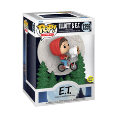 PRE-ORDER : Funko POP! Movies - E.T. (40th Anniversary) - Elliott & E.T. Flying (Moment) (GITD) (1259)