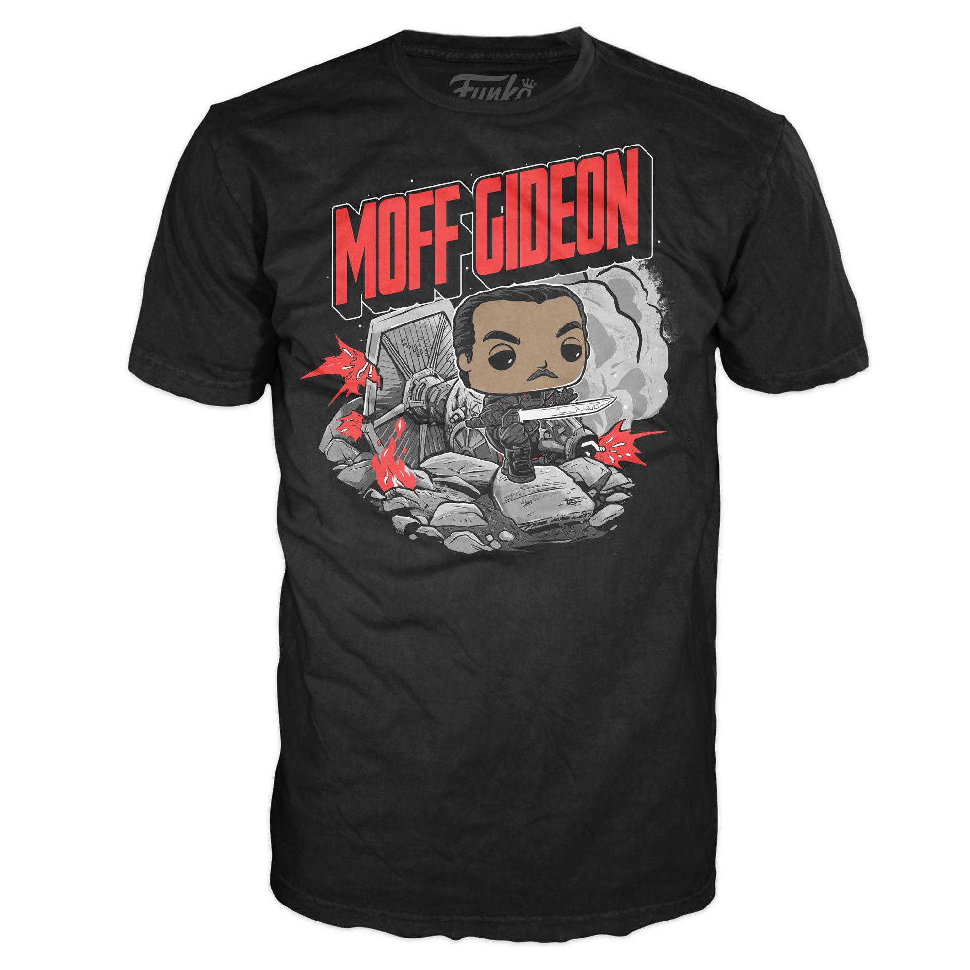 Funko POP! Tees - Star Wars, The Mandalorian - Moff Gideon (GITD) & T-shirt (380) Exclusive