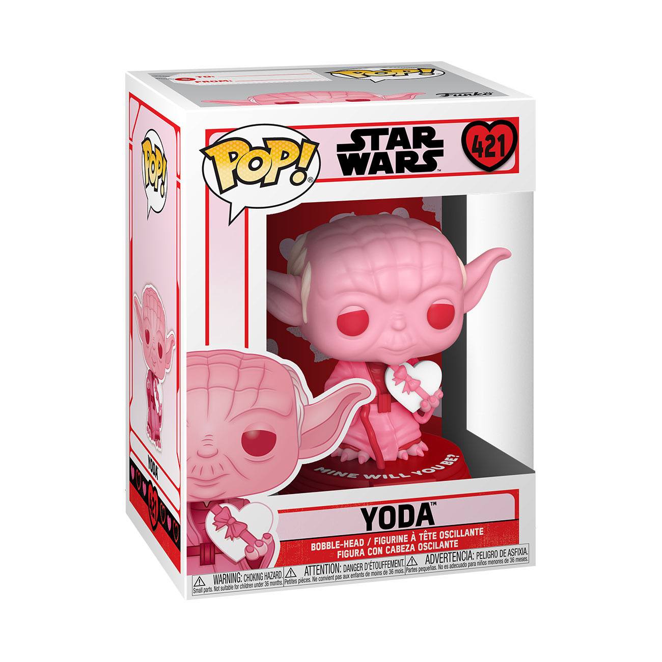 PRE-ORDERS : Funko POP! Star Wars - Valentines - Yoda w/ Heart (421)