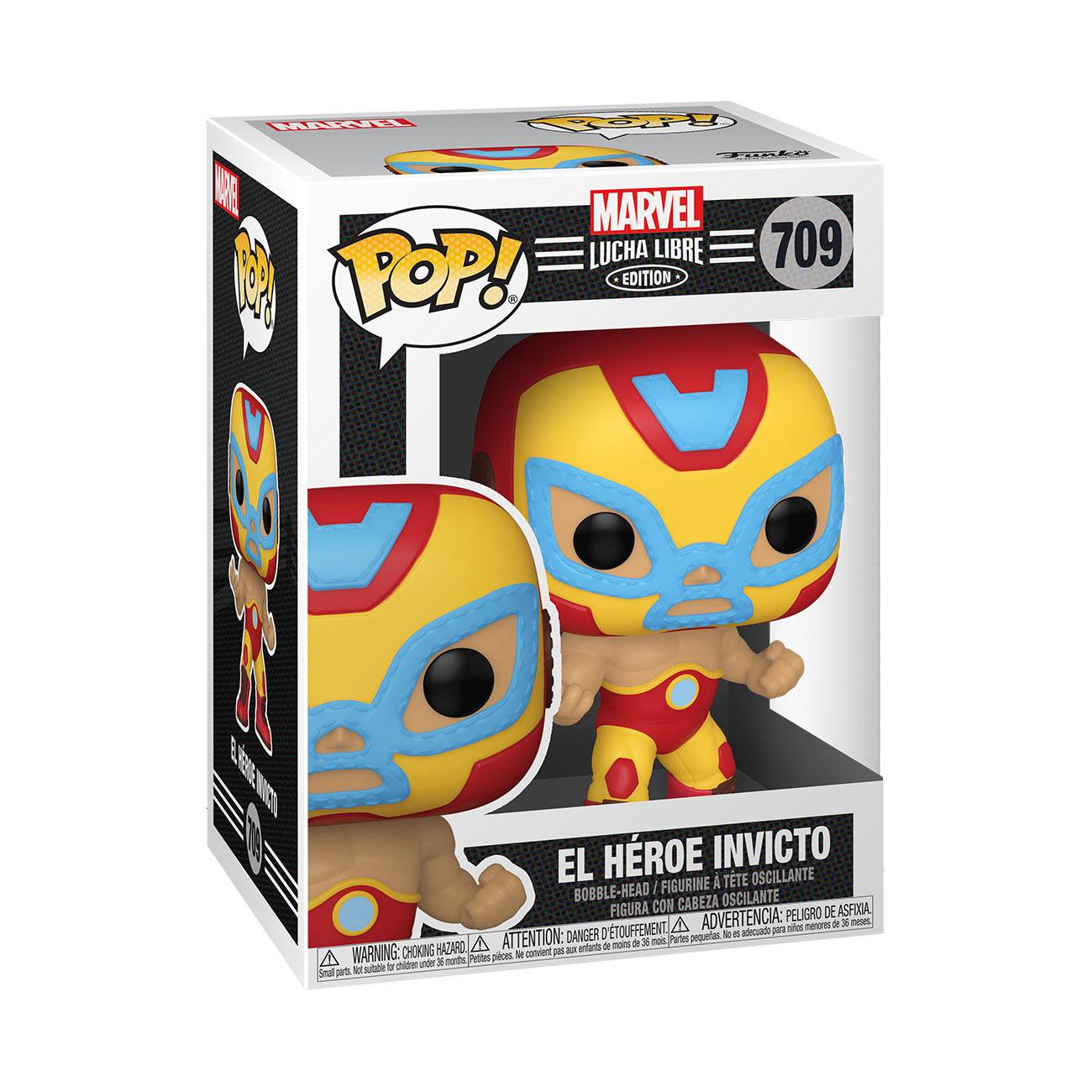 Funko POP! Marvel - Lucha Libre - El Héroe Invicto (Iron Man) (709)