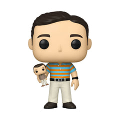 Funko Pop Movies - The 40-Year-Old Virgin Andy Stitzer (Holding Oscar Goldman) (1064) Figurines