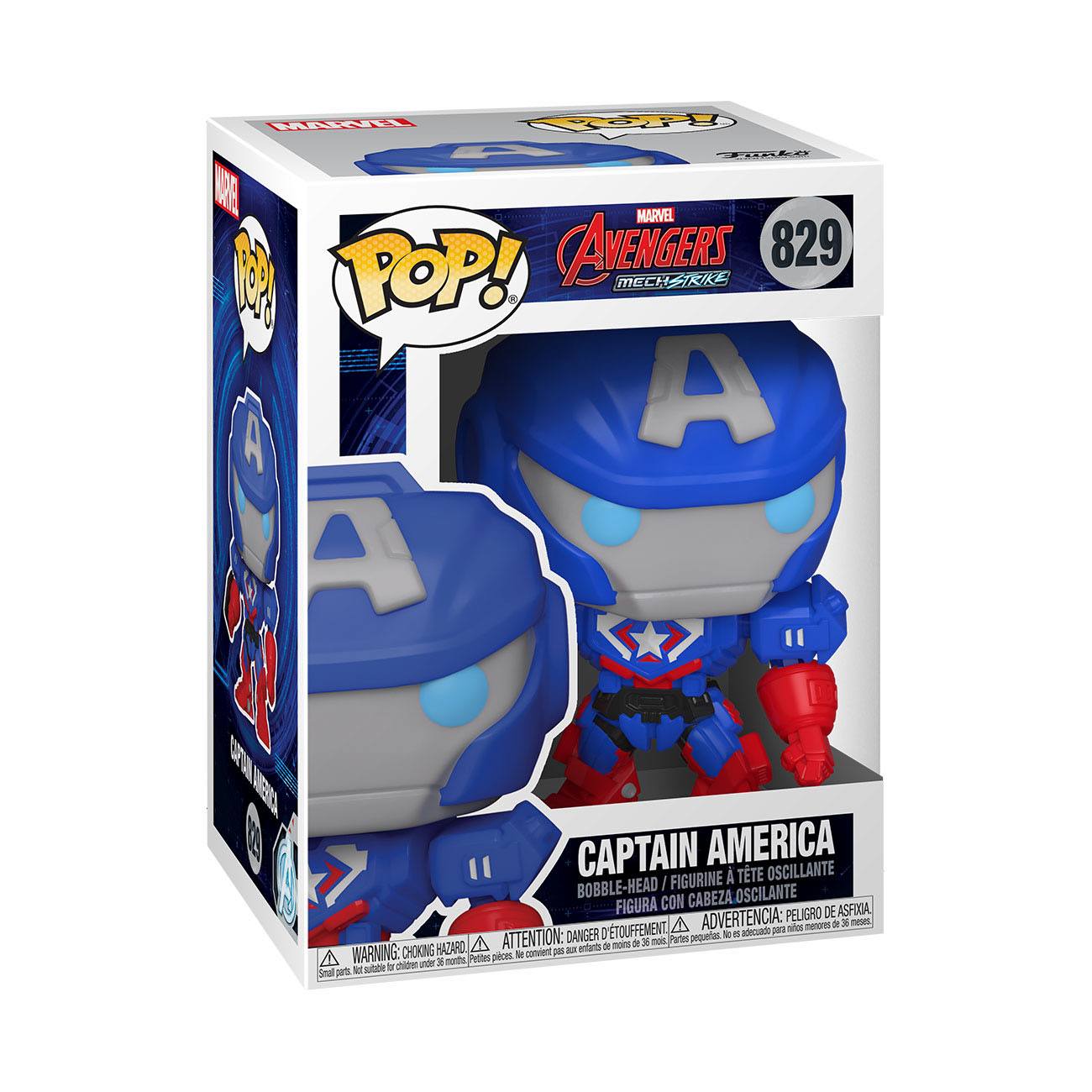 Funko POP! Marvel - Avengers, Mech Strike - Captain America (829)