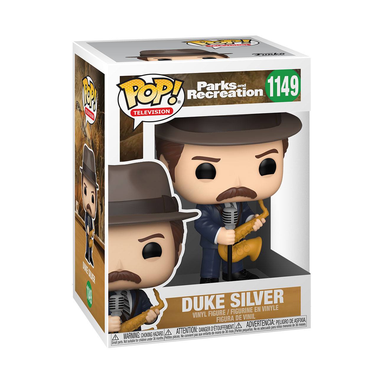 PRE-ORDER : Funko POP! Television - Parks & Recreation - Duke Silver (1149)