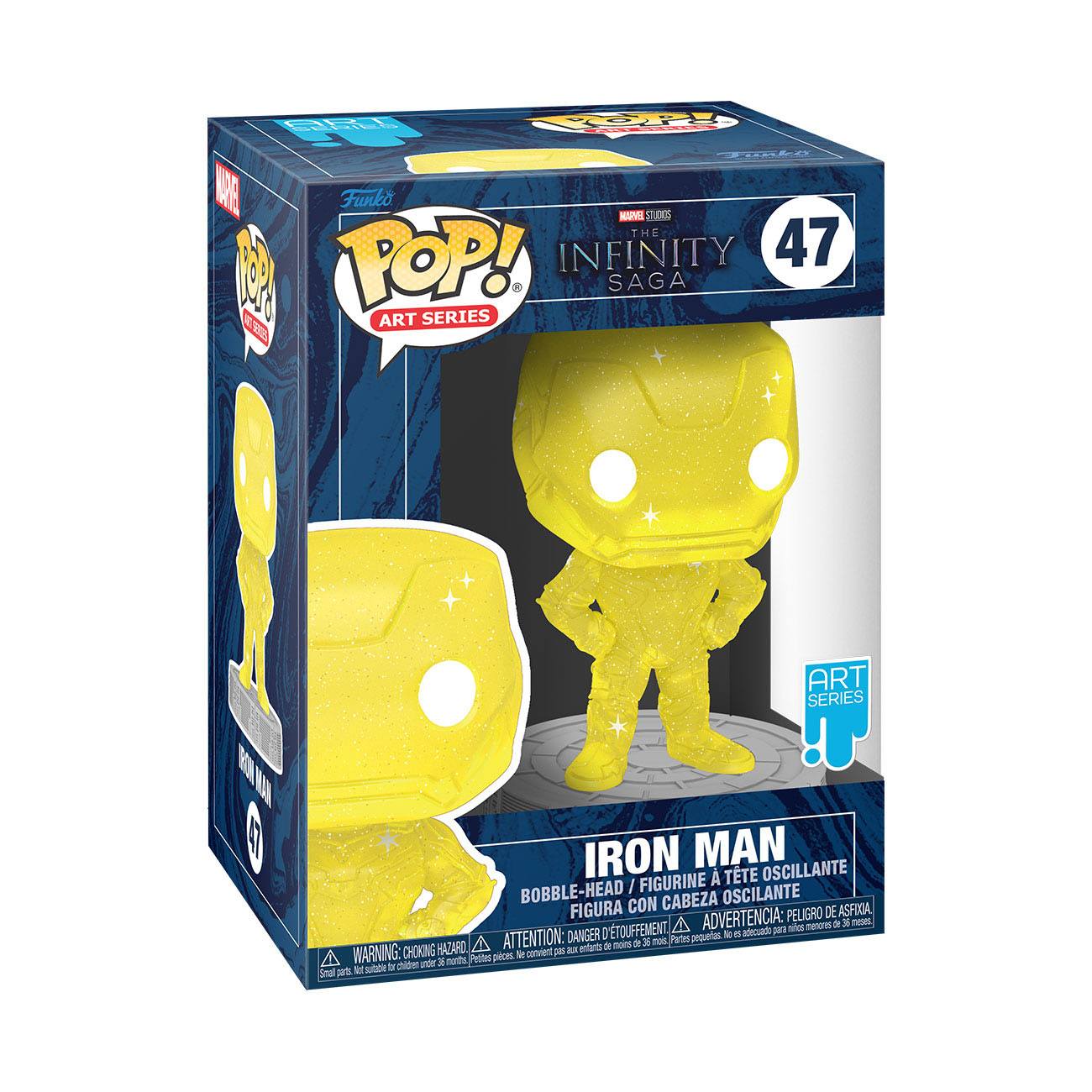 Funko POP! Art Series - Marvel, Infinity Saga - Iron Man (incl. Hard Protector) (47)