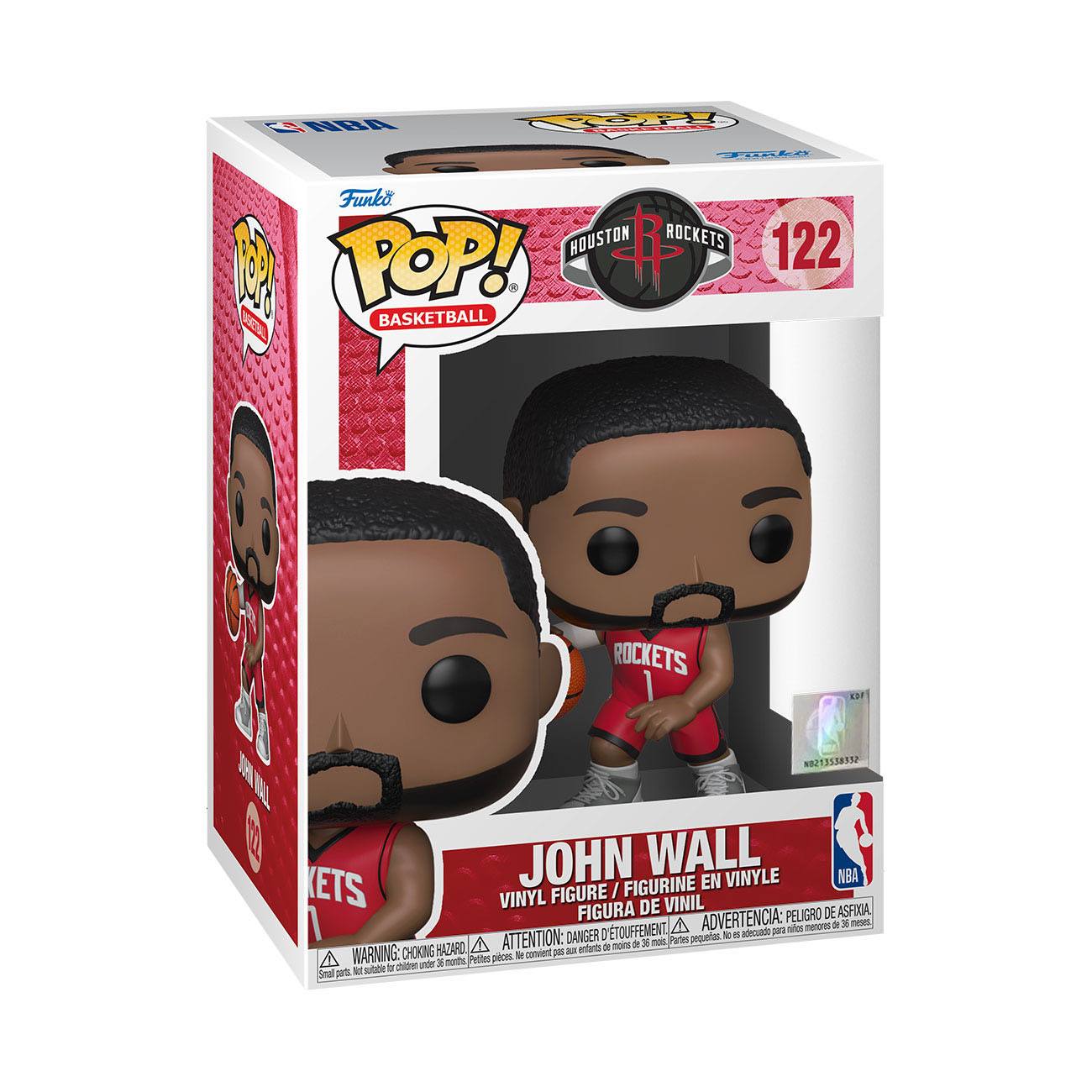 Funko POP! Sports - Basketball - NBA Houston Rockets - John Wall (Red Jersey) (122)