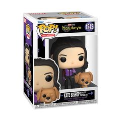 Funko POP! Marvel - Hawkeye - Kate Bishop w/ Lucky The Pizza Dog (1212)