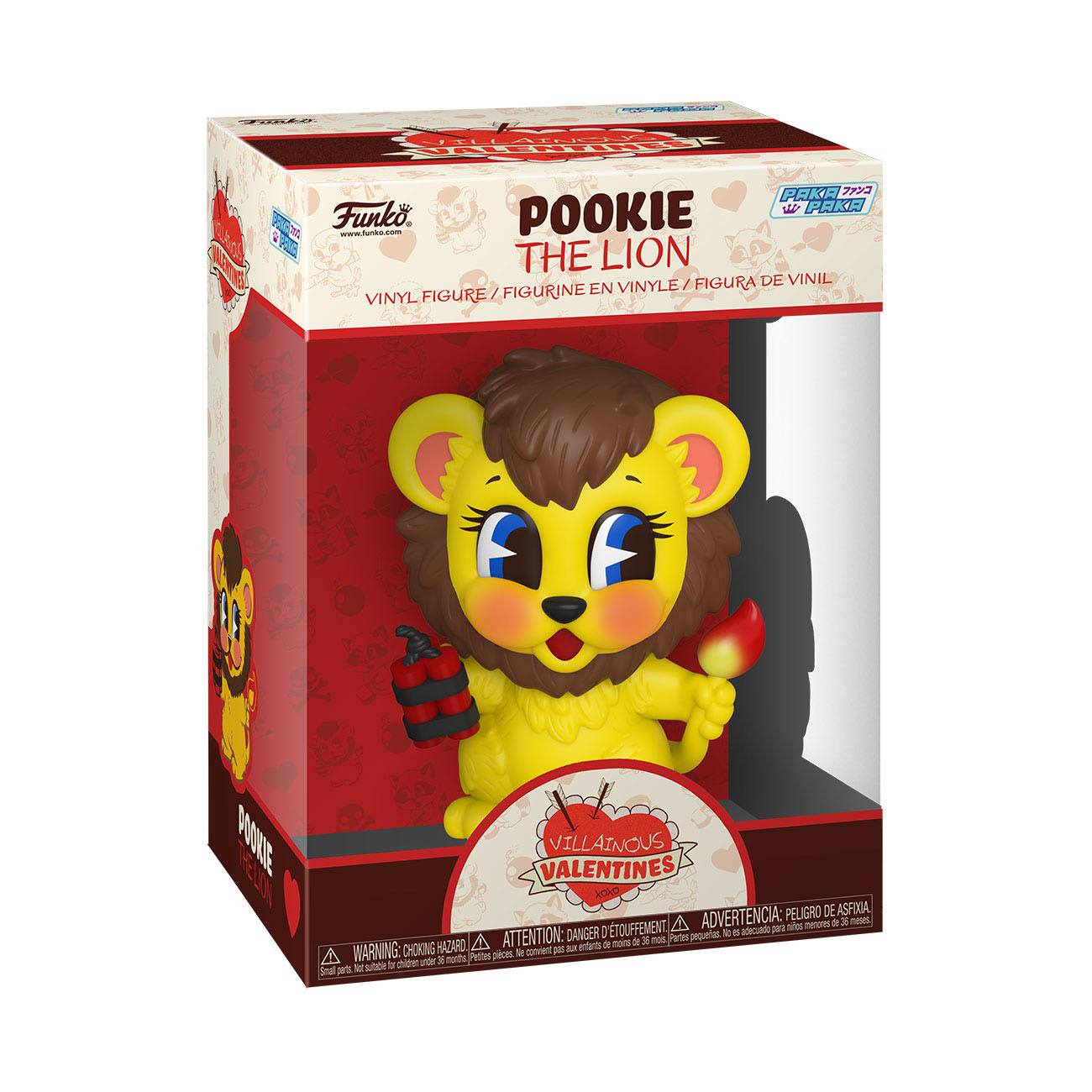 PRE-ORDER : FUNKO Paka Paka - Villainous Valentines -  Pookie The Lion (11cm)