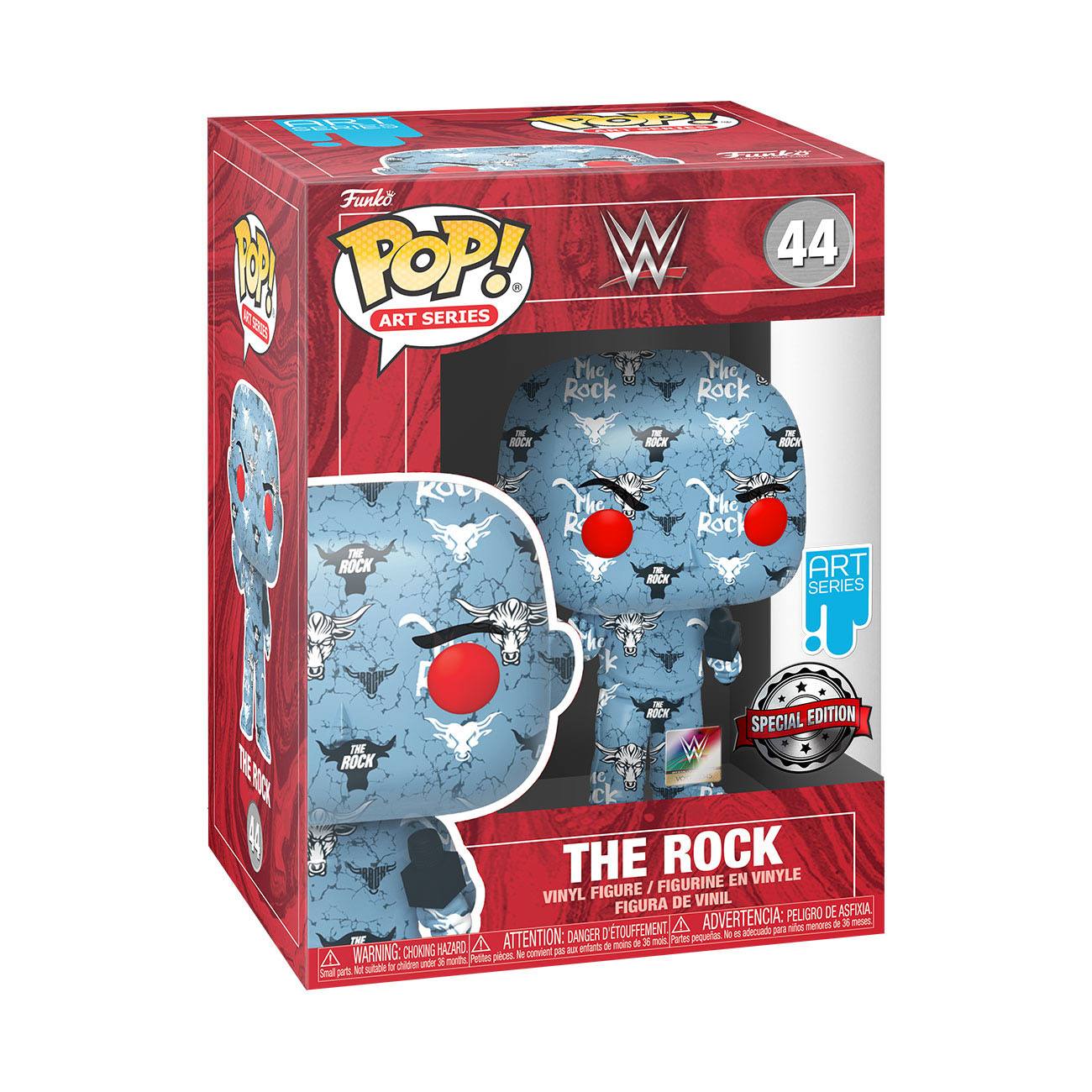 Funko Pop! Art Series - Sports Wrestling The Rock (Incl. Hard Protector) (44) Exclusive Pop