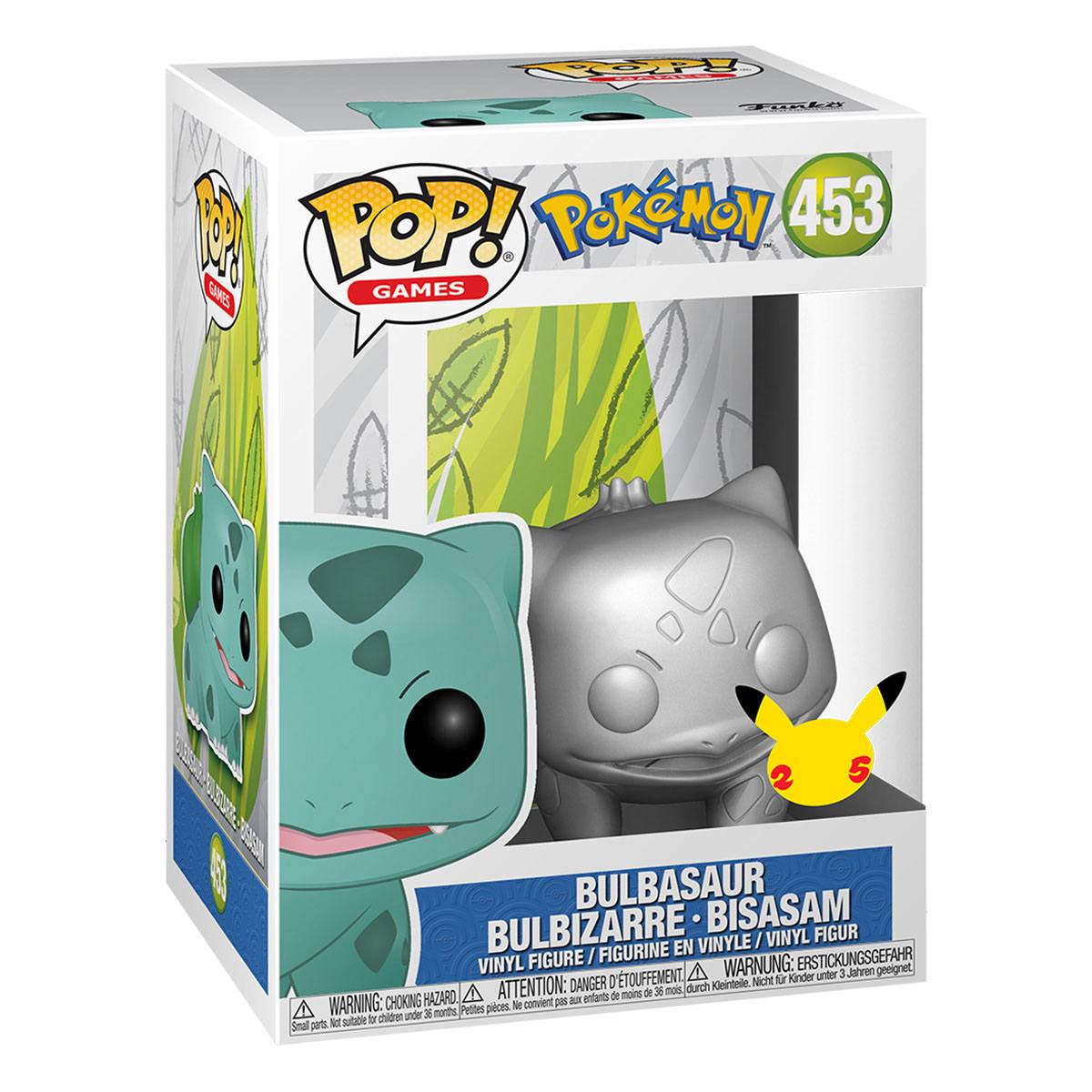 Funko POP! Games - Pokemon - Bulbasaur (Bulbizarre - Bisasam) (453)