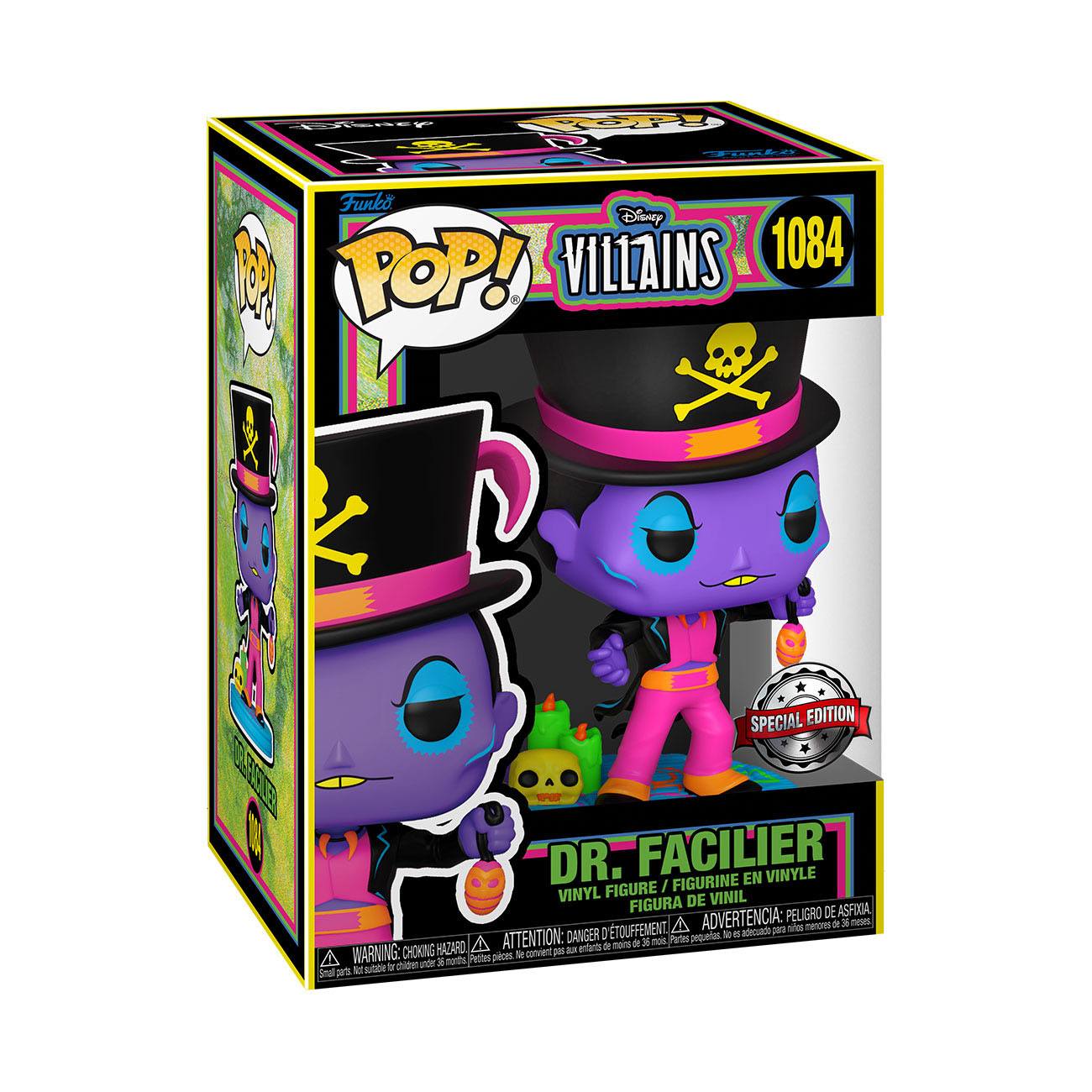 Funko POP! Disney - Villains - Doctor Facilier (Blacklight) (1084) Exclusive