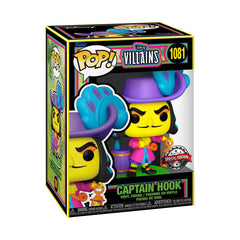 Funko POP! Disney - Villains - Captain Hook (Blacklight) (1081) Exclusive