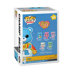 Funko Pop! Animation - Care Bears 40Th Anniversary Champ Bear (Flocked) (1203) Chase Pop