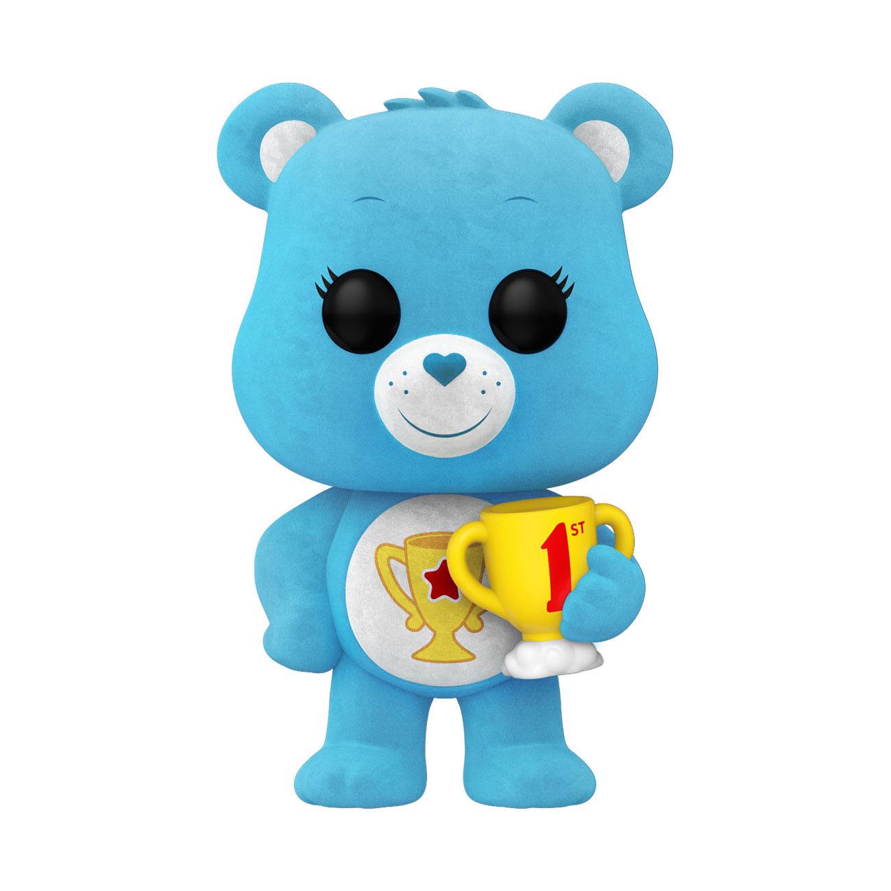 Funko Pop! Animation - Care Bears 40Th Anniversary Champ Bear (Flocked) (1203) Chase Pop