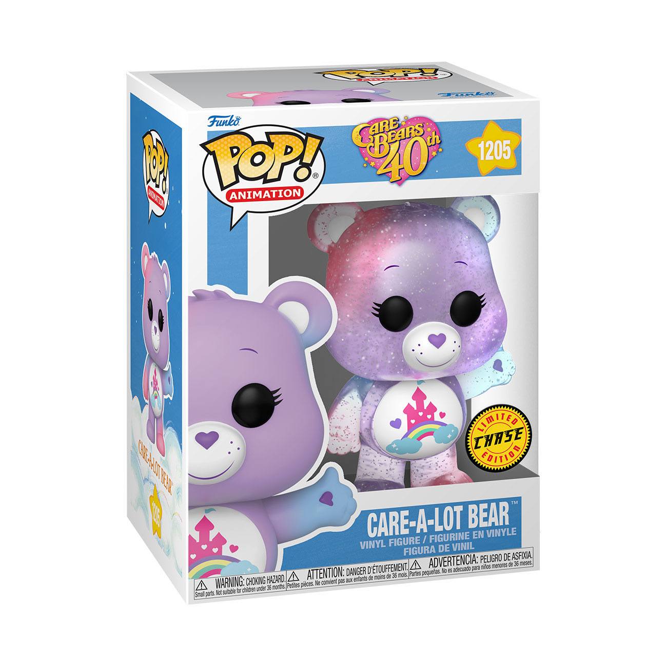 Funko POP! Animation - Care Bears 40th Anniversary - Care-A-Lot Bear (1205) CHASE