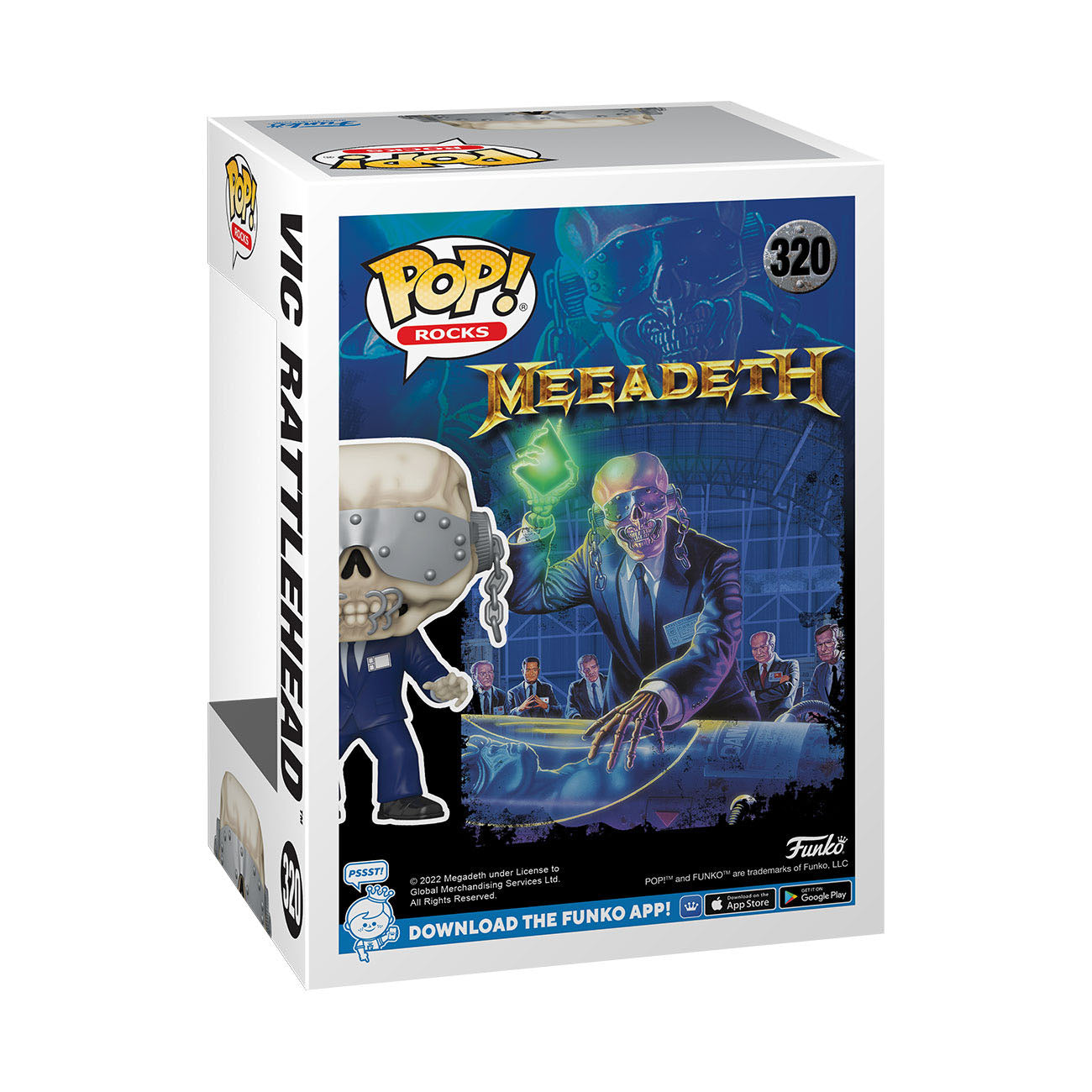 Funko Pop! Rocks - Megadeth Vic Rattlehead (320) Pop