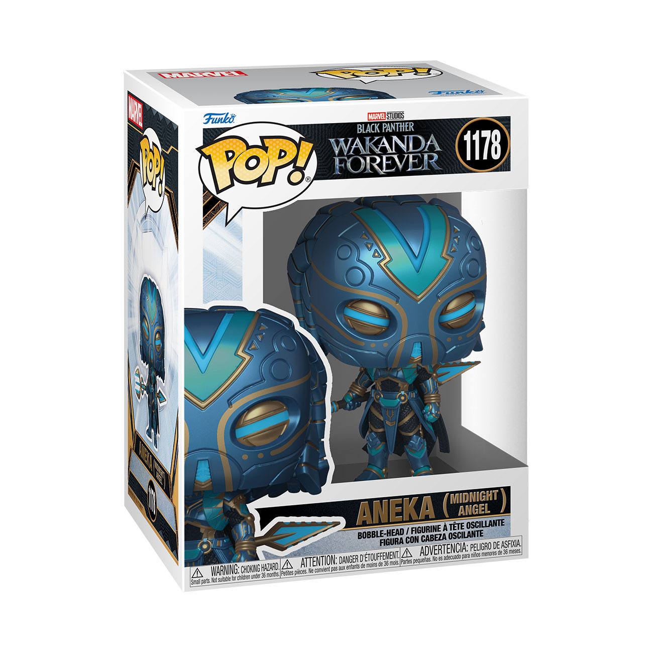 Funko POP! Marvel - Black Panther, Wakanda Forever - Aneka (Midnight Angel)  (1178)