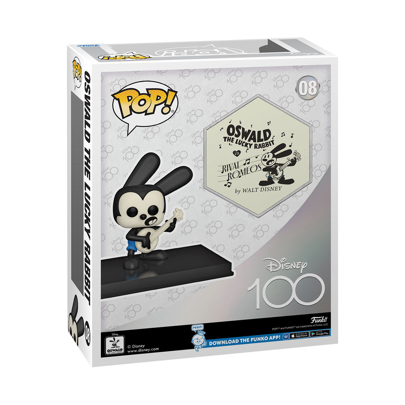 Funko POP! Art Covers - Disney 100th Anniversary -  Oswald The Lucky Rabbit (08)