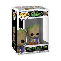 Funko POP! Marvel - I am Groot - Groot w/ Cheese Puffs (1196)