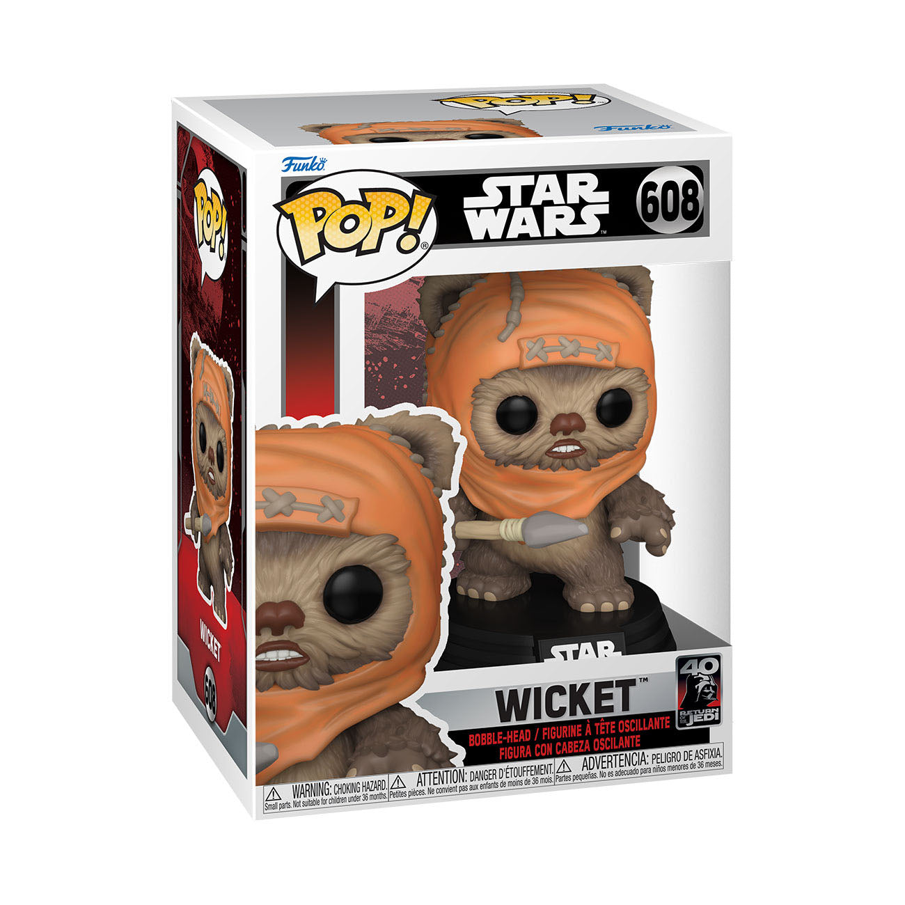 Funko POP! Star Wars - 40th Return of the Jedi - Wicket (608)