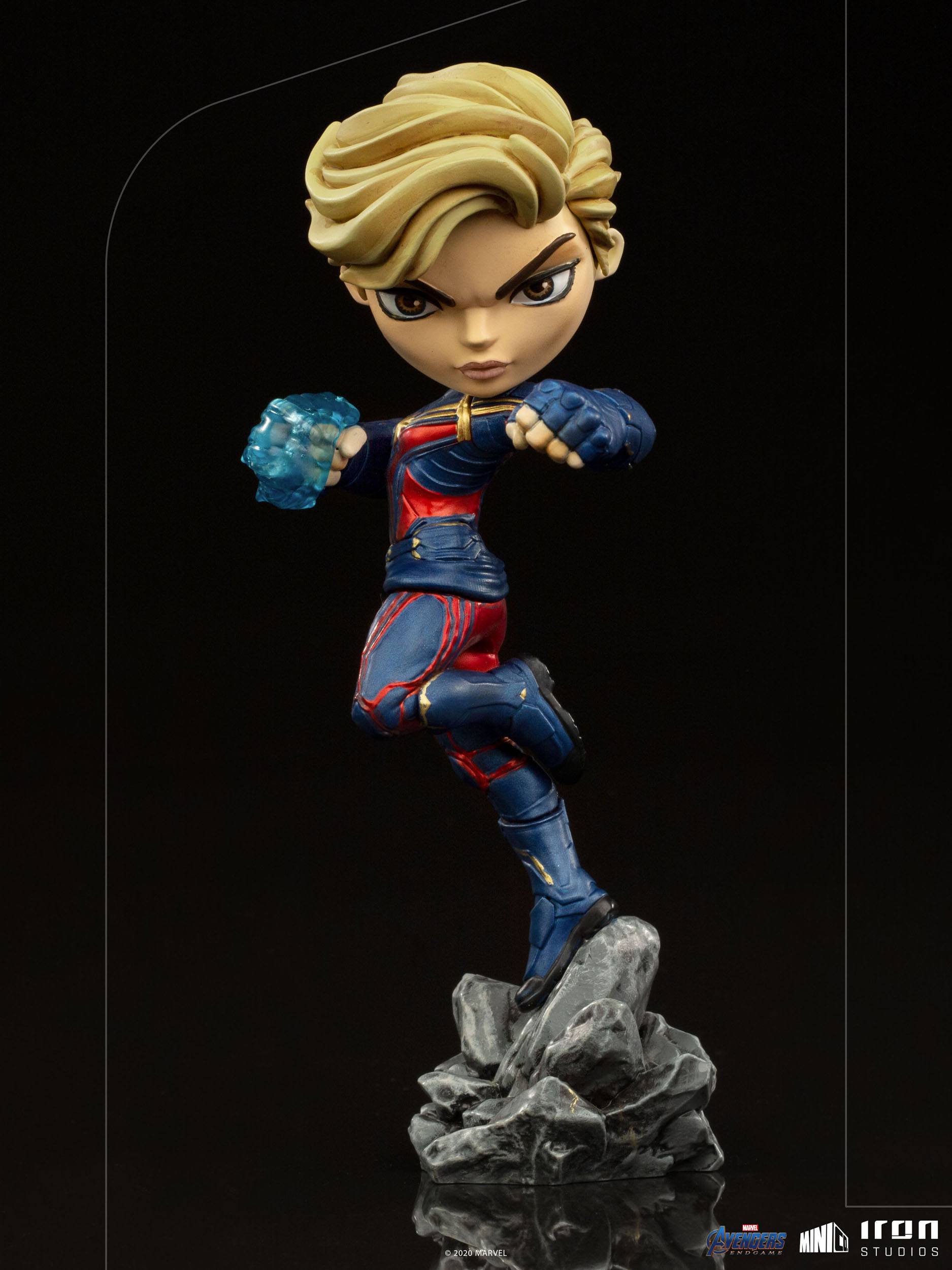 Iron Studios, Mini Co. - Marvel - Avengers, End Game - Captain Marvel (18cm)