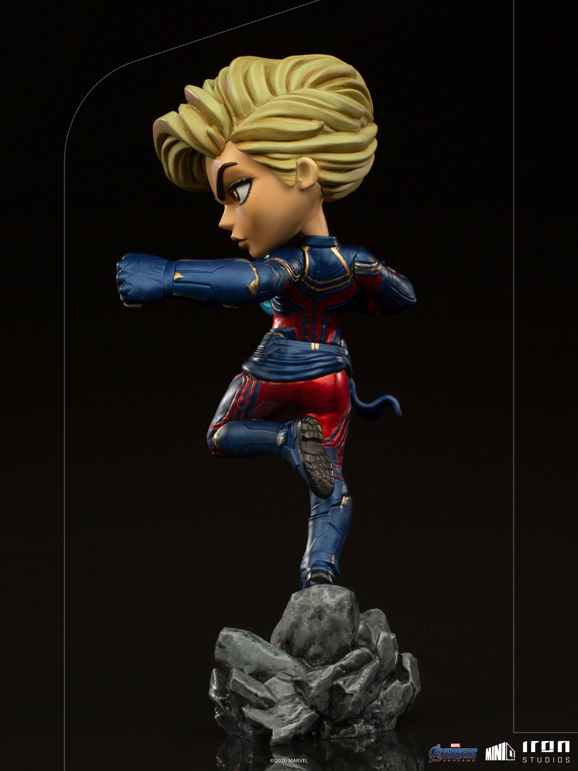 Iron Studios, Mini Co. - Marvel - Avengers, End Game - Captain Marvel (18cm)