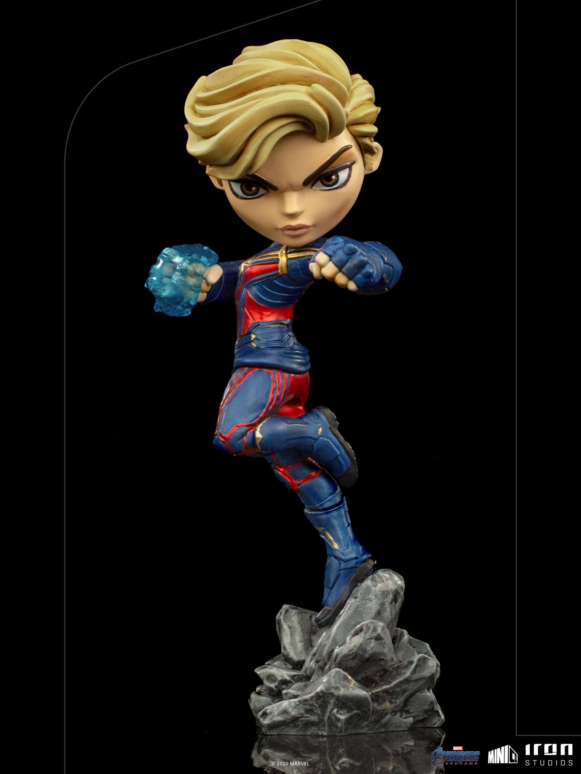 Iron Studios, Mini Co. - Marvel - Avengers, End Game - Captain Marvel (18cm)