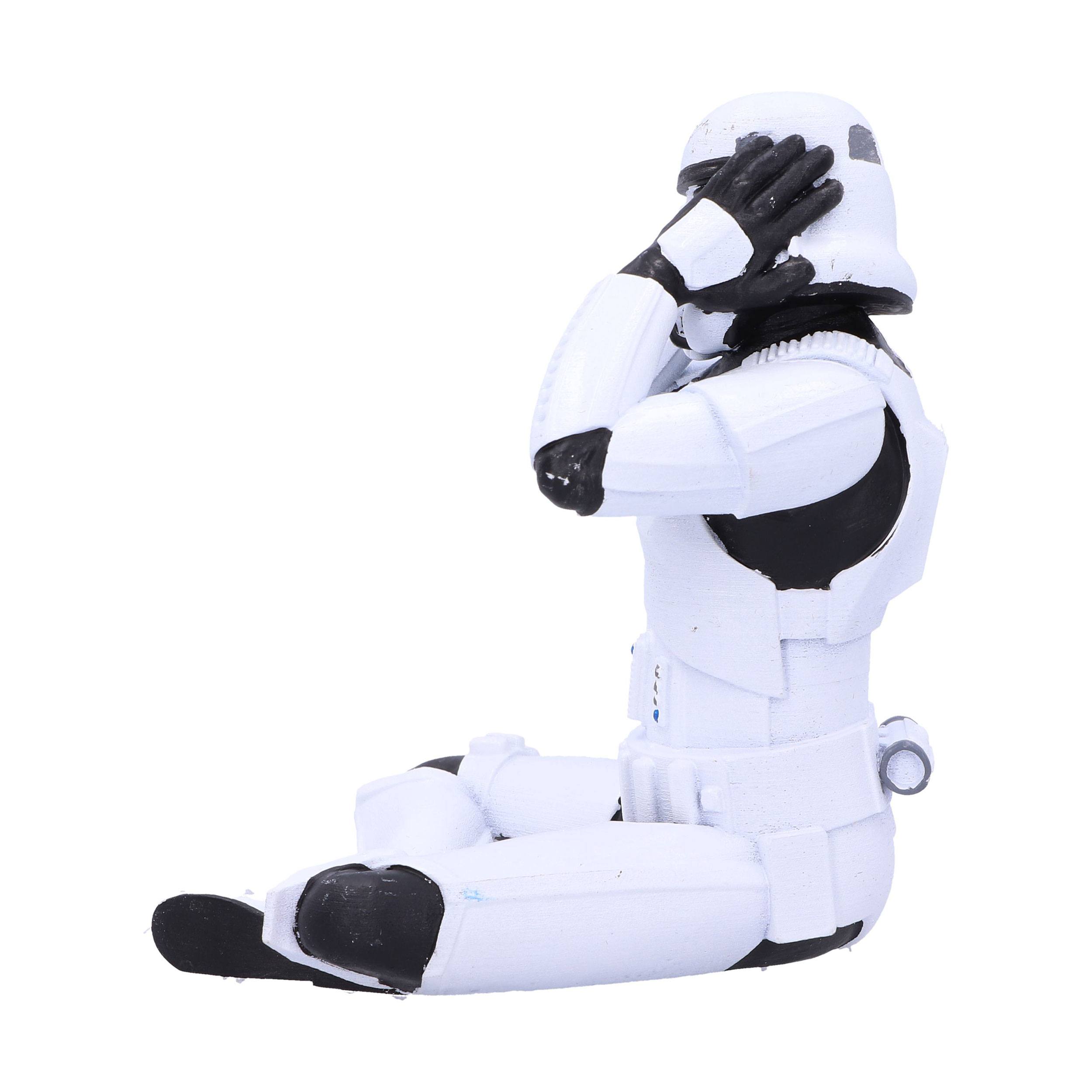 Pre-Order:  Nemesis Now Statue - Star Wars Stormtroopers (Hear No Evil) (10Cm)