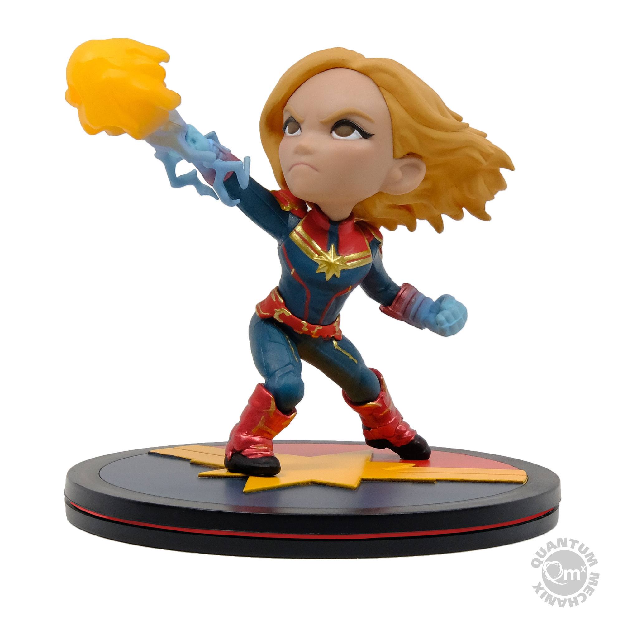 QUANTUM MECHANIX Q-Fig - Marvel, Captain Marvel - Captain Marvel (9cm)