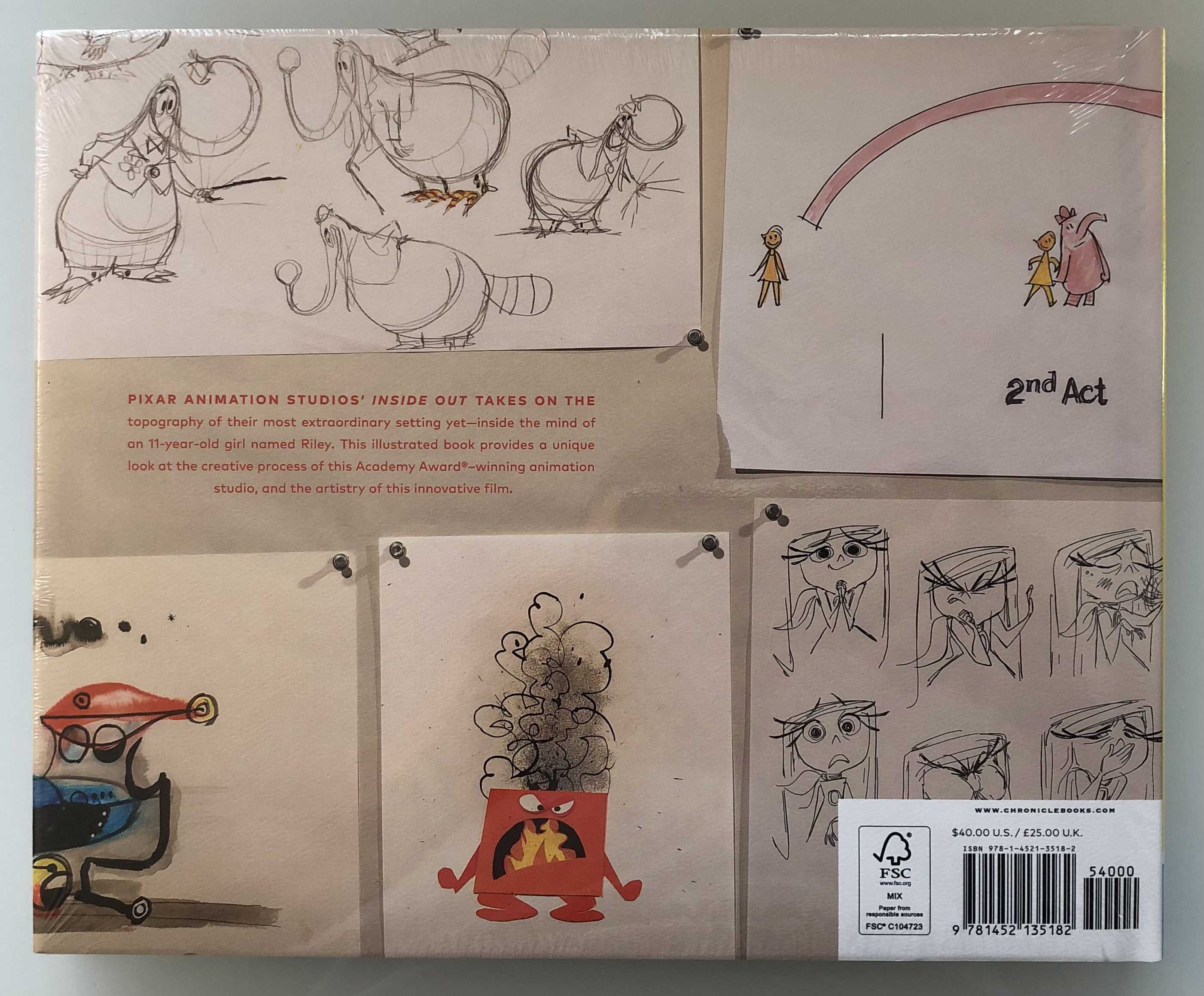 Abrams & Chronicle - Book, The Art of Inside Out (Disney / Pixar) - hardcover (ENG)